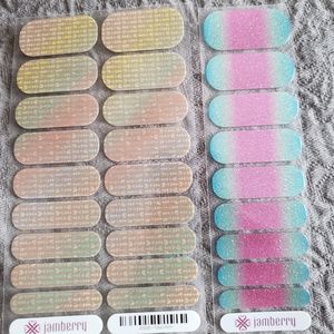 Jamberry Nail Polish Wraps Mermaid Arrows Ombre 💅